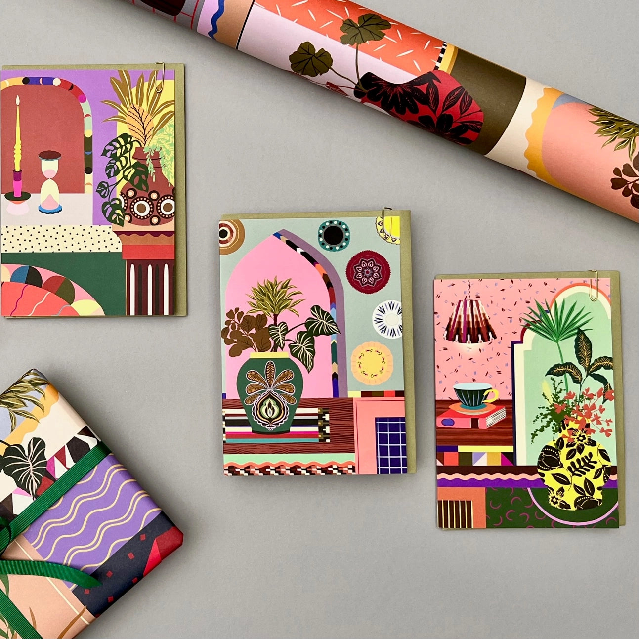 PAVILION: Canvas Abstract Interiors Lifestyle Greeting Card