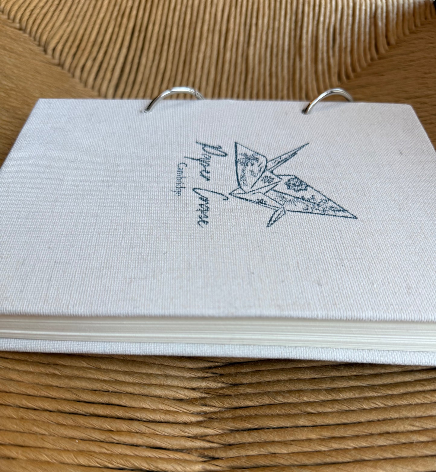 Linen Cover Sketchbook: A5 Ring Bound & Refillable