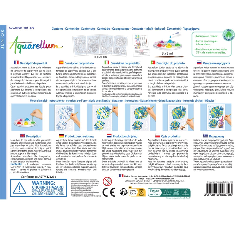 Painting by Numbers: Aquarellum Fish (Medium)