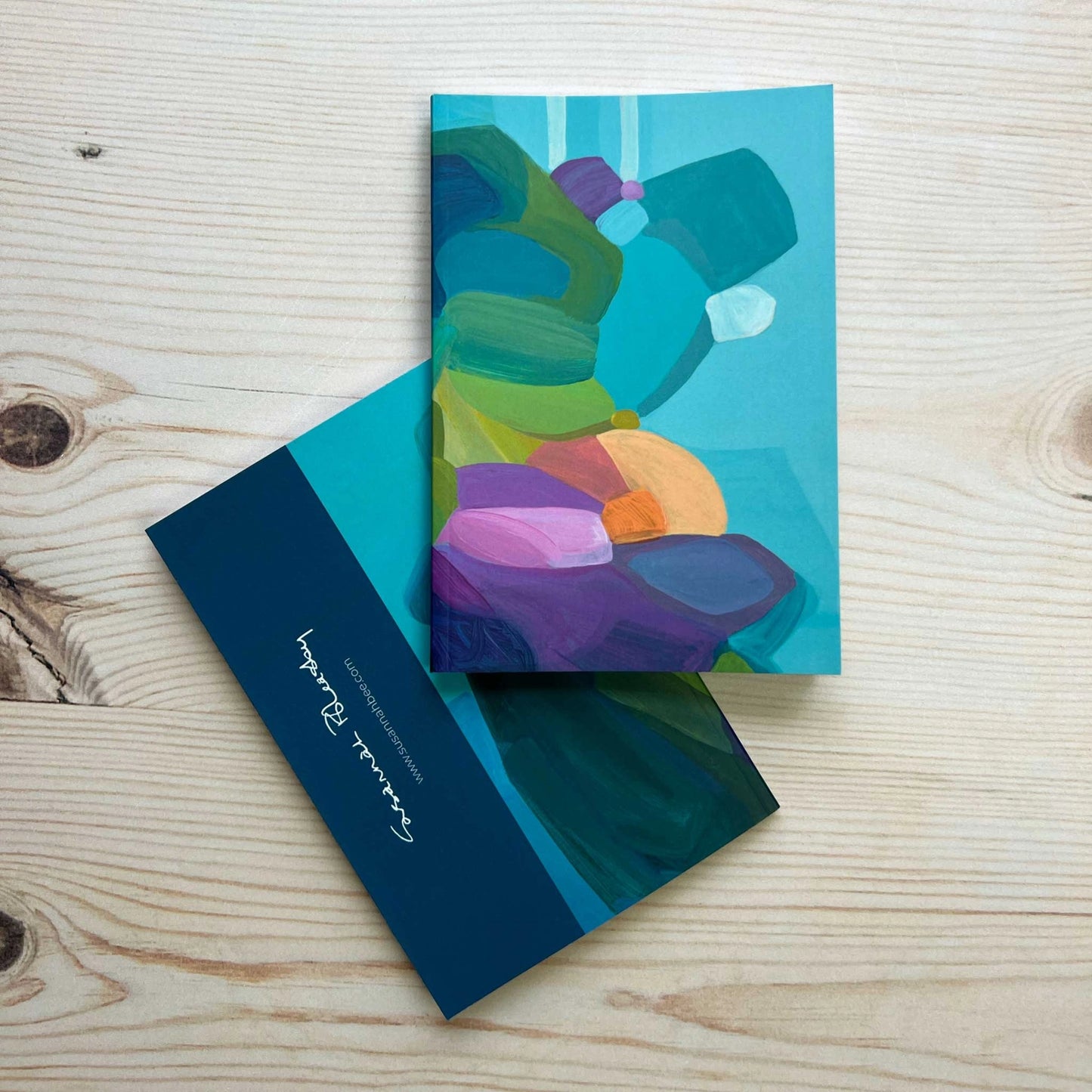 Blue Bird Pocket A6 Notebook: Susannah Bleasby Art