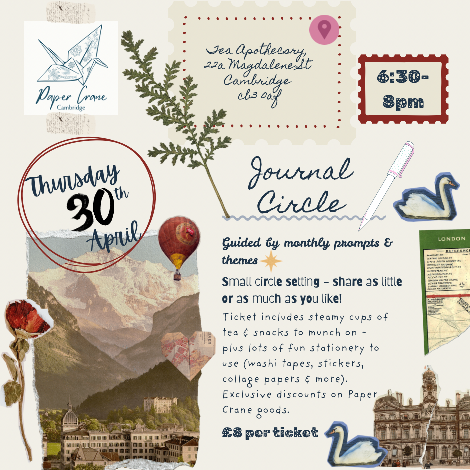 Journaling Circle: April at Tea Apothecary