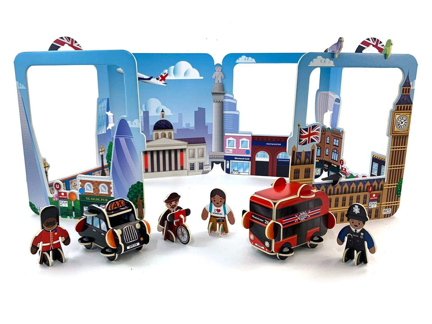 PlayPress: London Landmarks Pop-out Playset