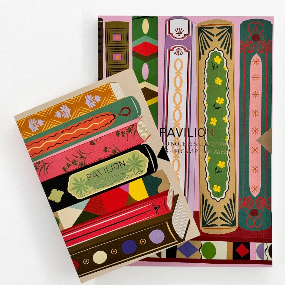 PAVILION: Library Patterned Foiled Notebook
