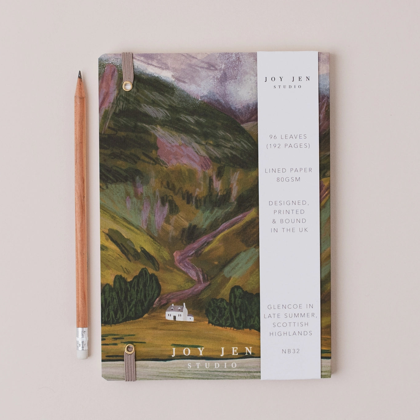 Glencoe in Late Summer, Scottish Highland - A5 Notebook