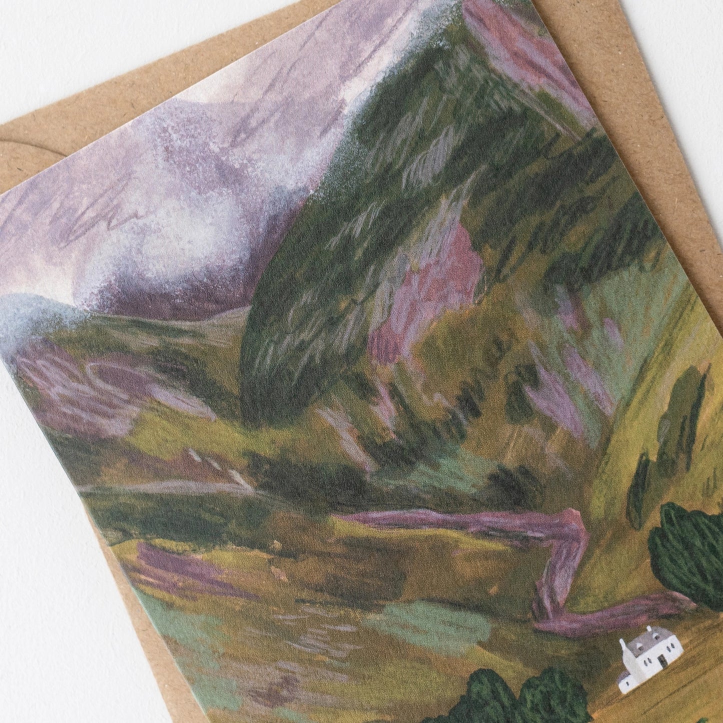 Greeting Card: Glencoe in Late Summer, Scottish Highlands
