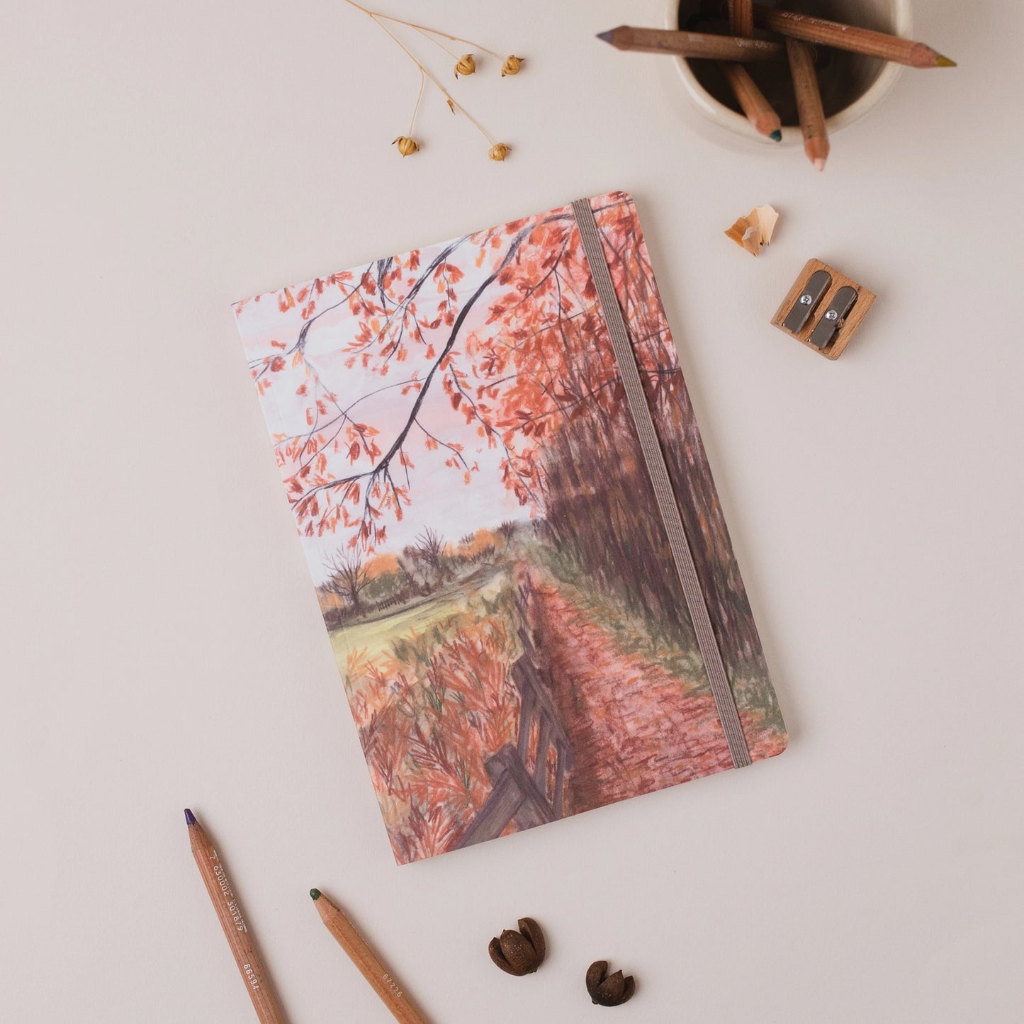British Autumn Walk - A5 Notebook