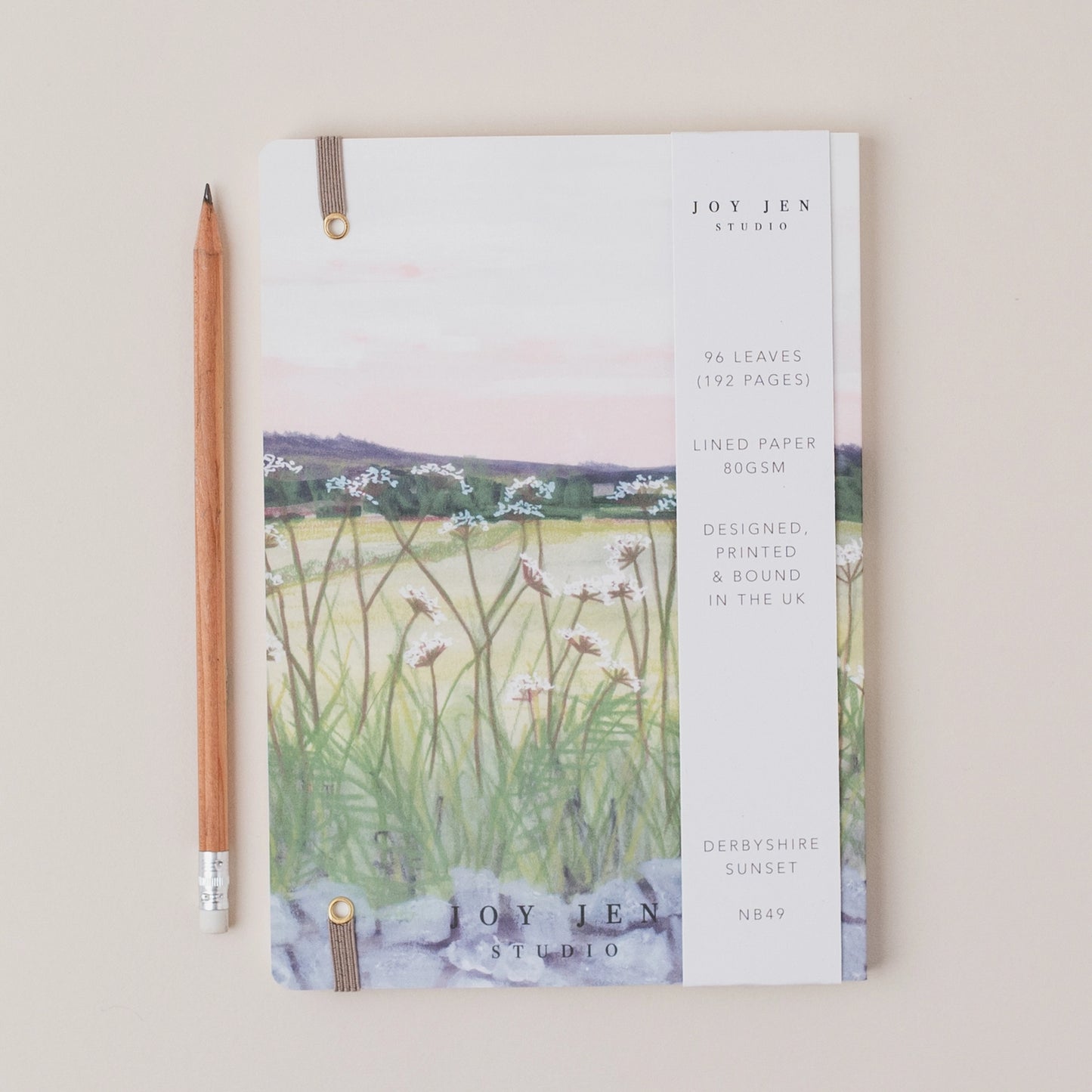 Derbyshire Sunset - A5 Notebook