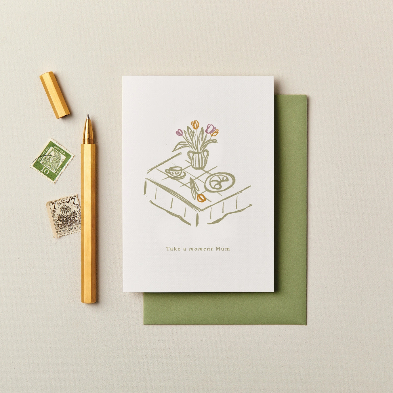 Ink & Bloom: Take A Moment Mum Card