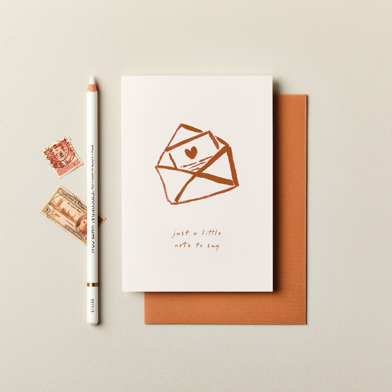 Ink & Bloom: ‘Just A Little Note To Say’ Card