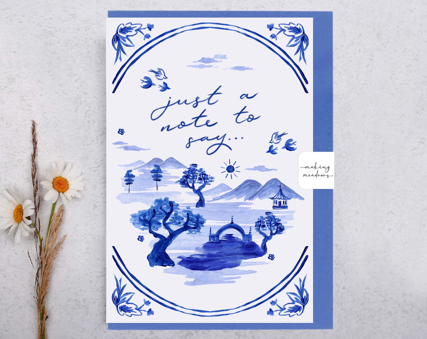 Making Meadows: Just A Note To Say Card