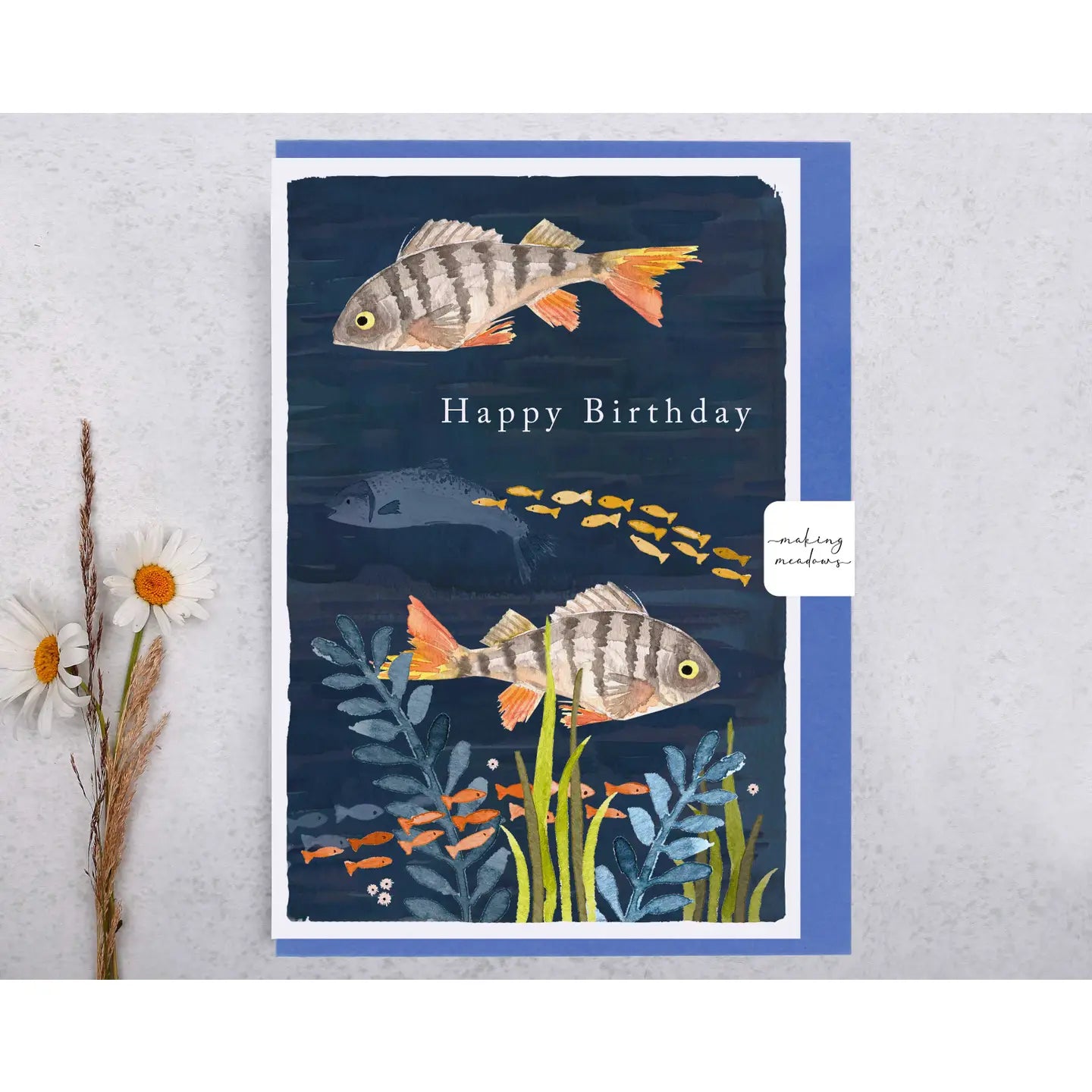 Making Meadows: Happy Birthday - Fish Card