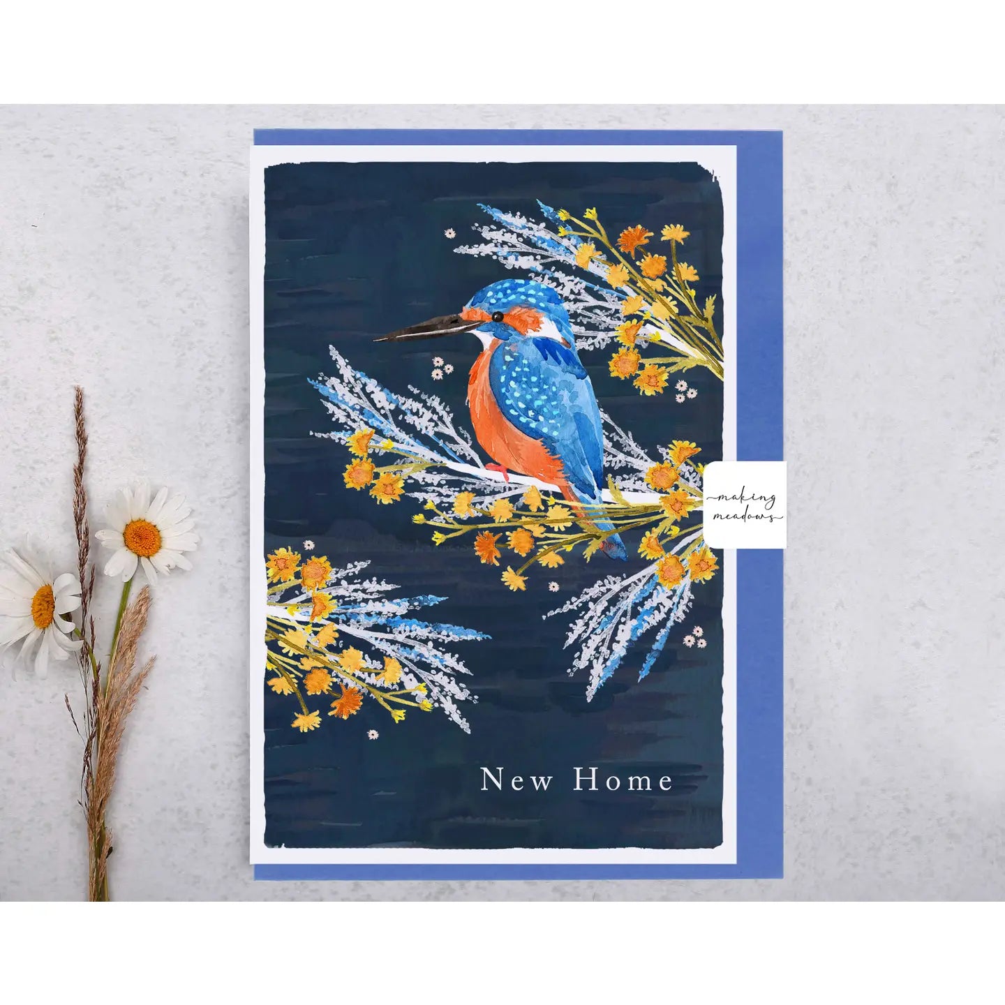 Making Meadows: New Home - Kingfisher Card