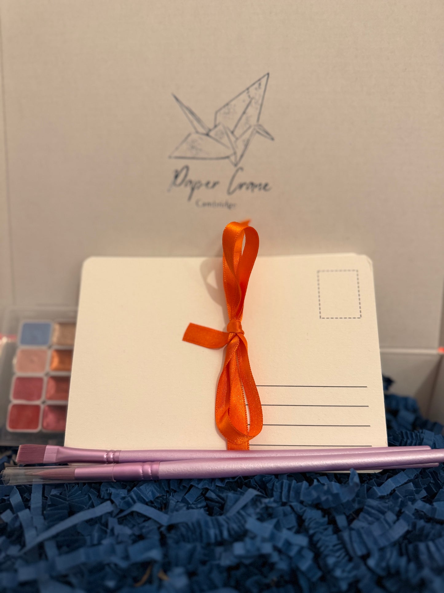 D.I.Y Watercolour Postcard Kit Rainbow Hues