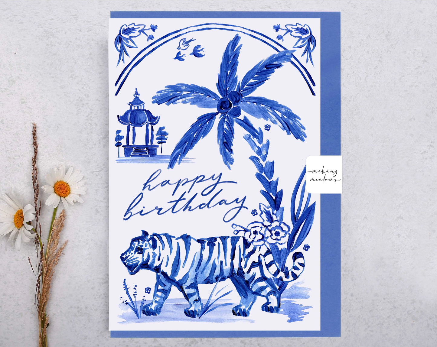 Making Meadows: Happy Birthday Tiger Card