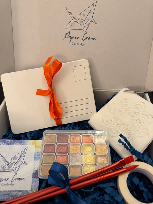 D.I.Y Watercolour Postcard Kit Bronze