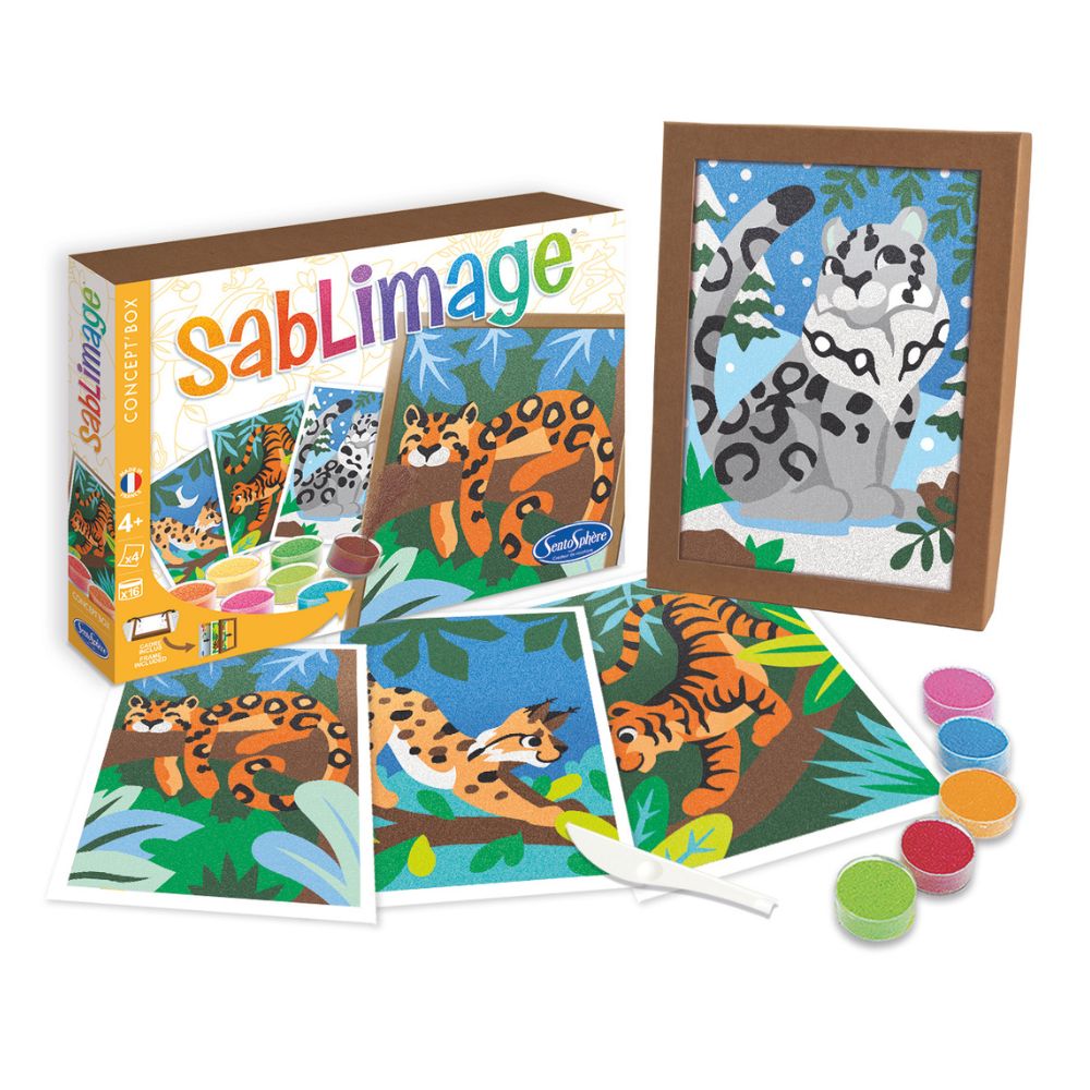 Sand Art for Kids: Wild Cats
