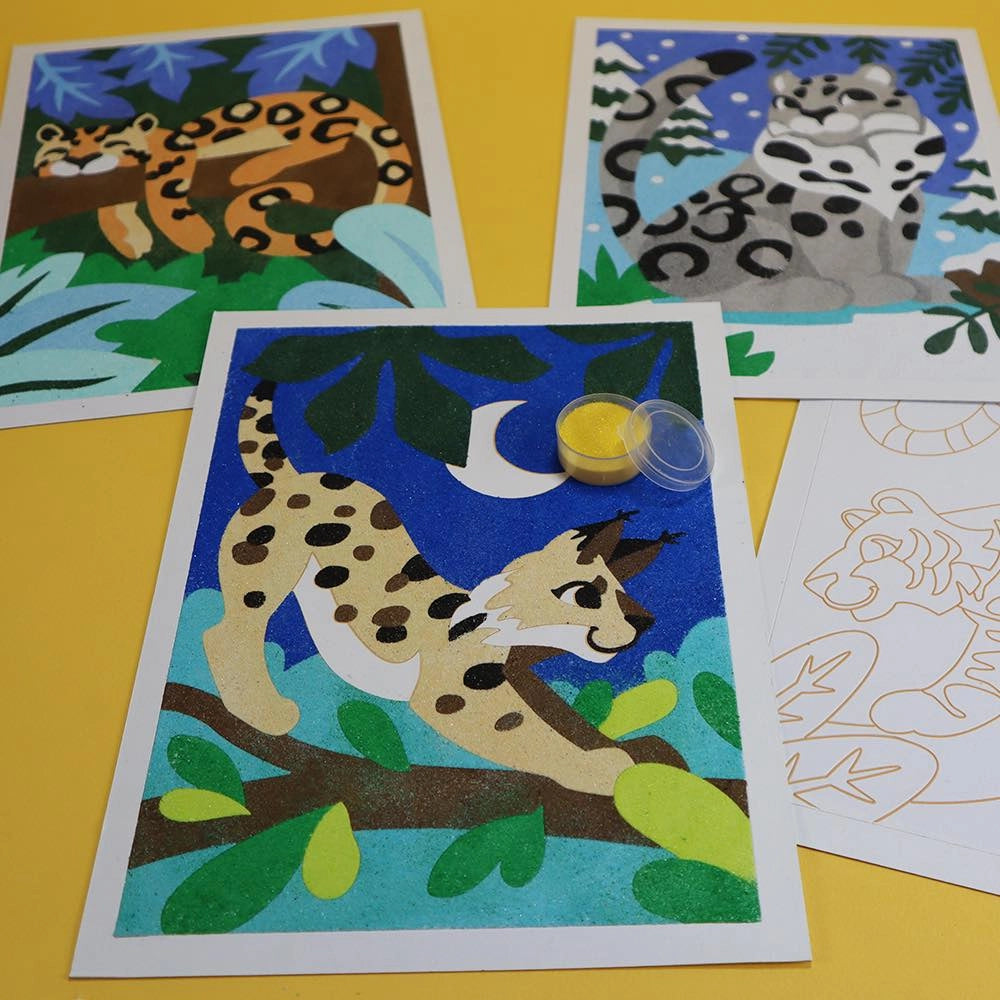 Sand Art for Kids: Wild Cats