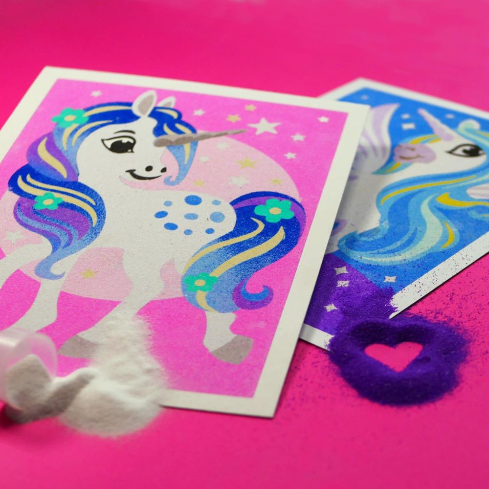 Sand Art for Kids: Unicorns