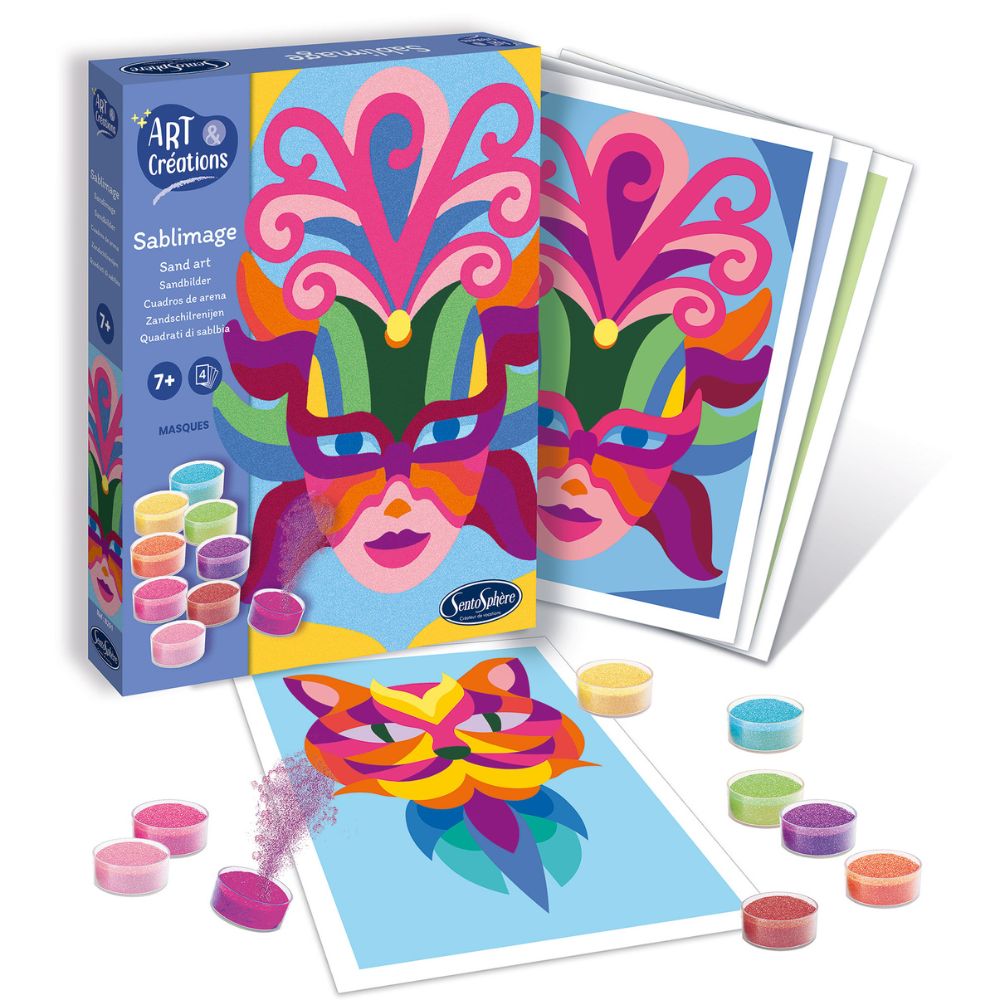 Sand Art for Kids: Masks