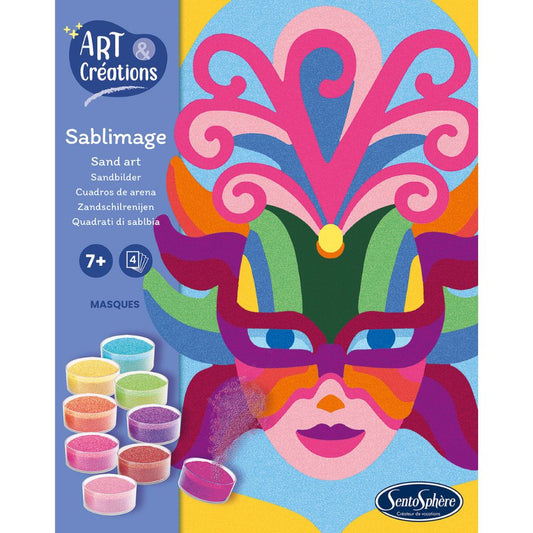 Sand Art for Kids: Masks