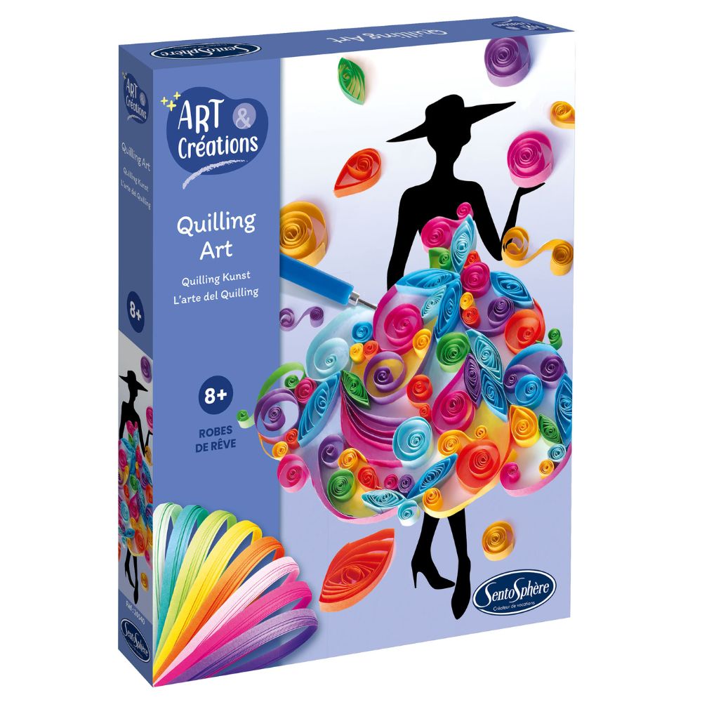 Art & Creations: Paper Modelling - Quilling Art - Dresses