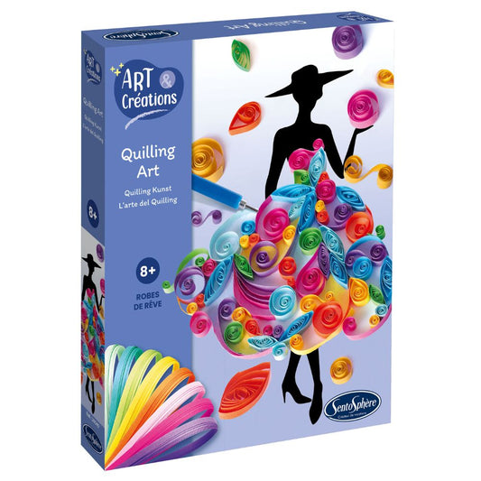 Art & Creations: Paper Modelling - Quilling Art - Dresses
