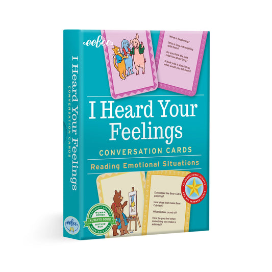 Eeboo: I Heard Your Feelings Flashcards
