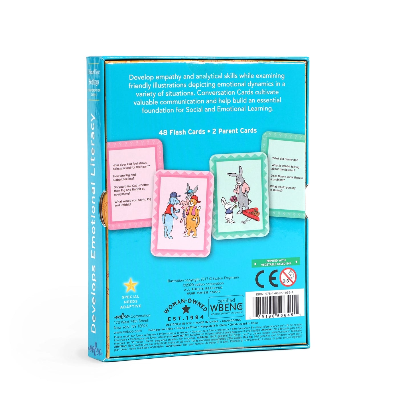 Eeboo: I Heard Your Feelings Flashcards