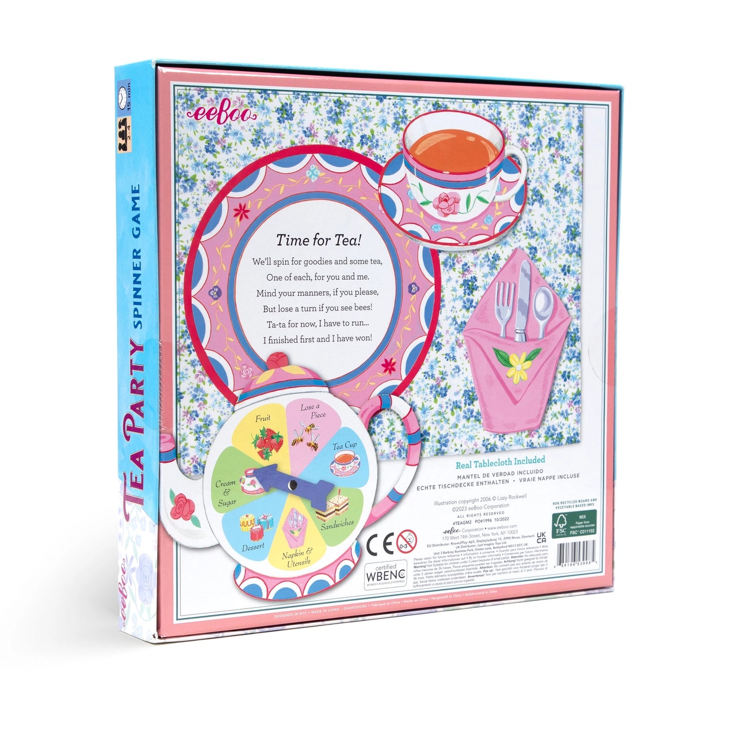 Eeboo: Tea Party Spinner Game