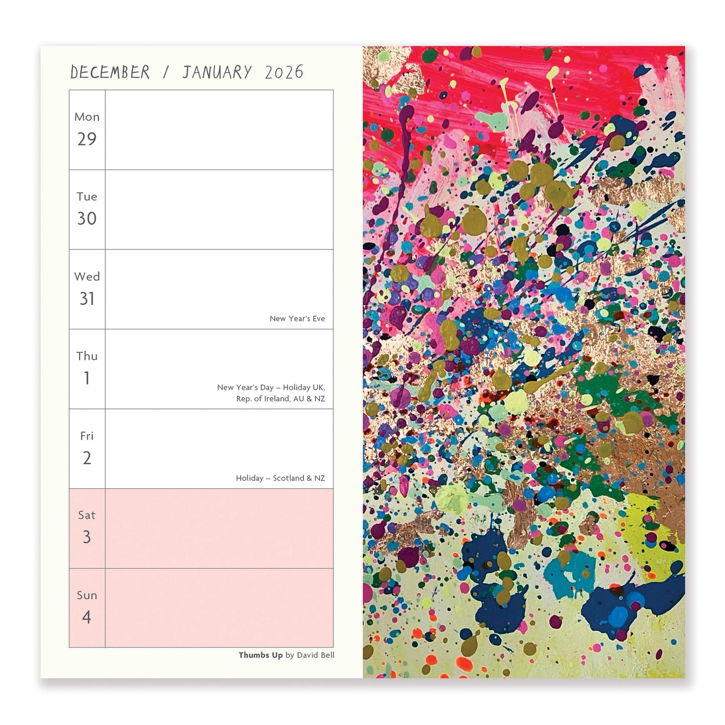 ARTHOUSE Unlimited Slim 2026 Mini Diary