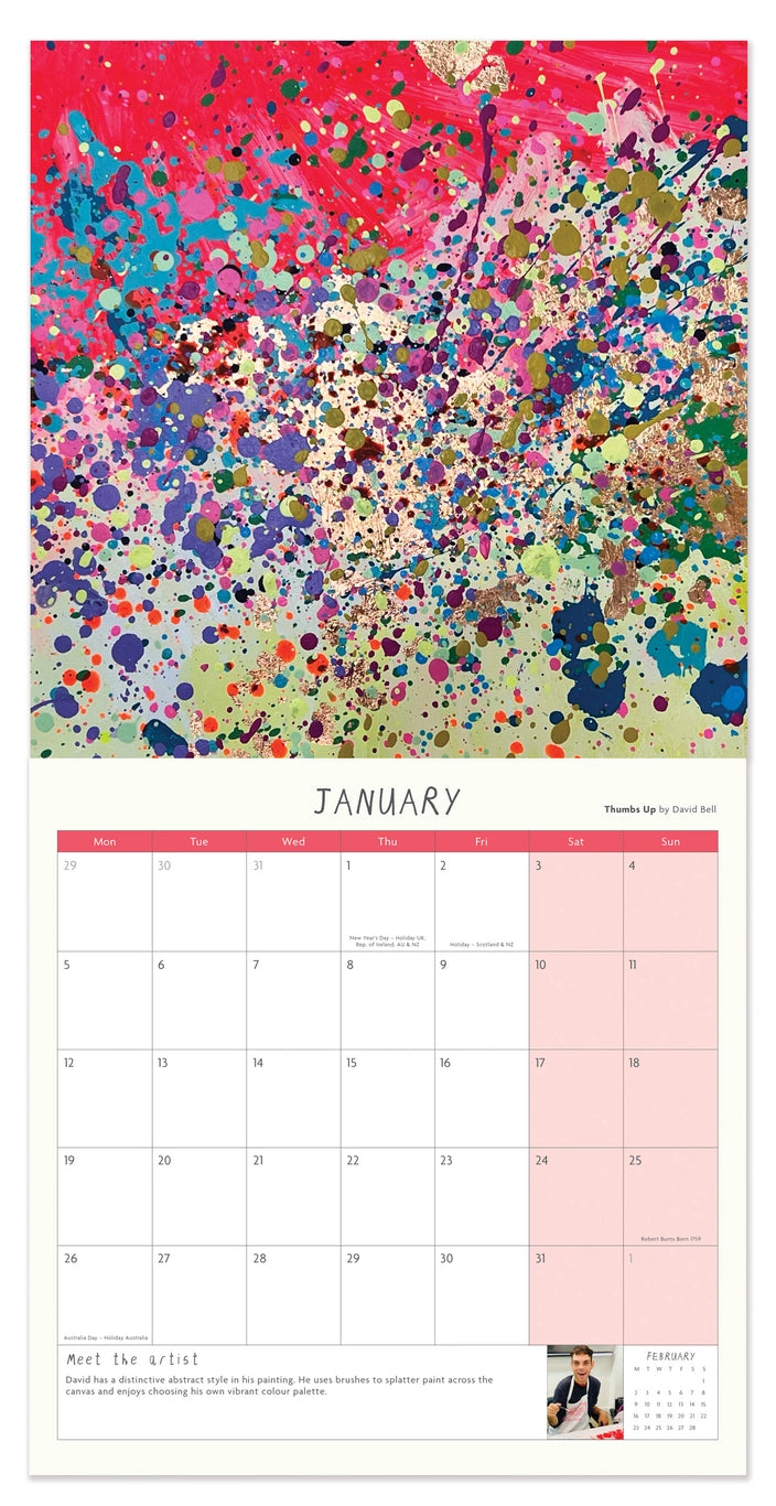 ARTHOUSE Unlimited Square 2026 Wall Calendar