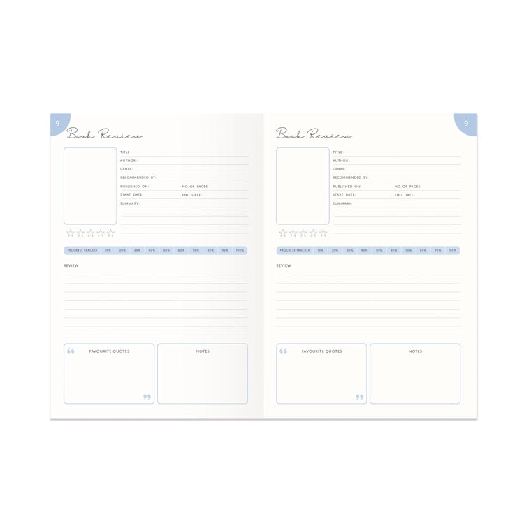 ‘Just One More Chapter’ Reading Journal / Planner