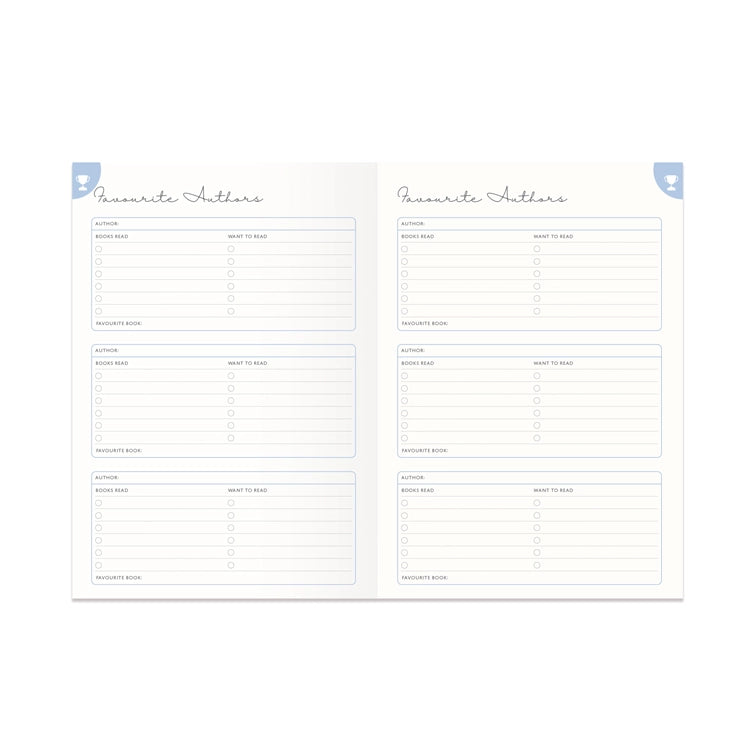 ‘Just One More Chapter’ Reading Journal / Planner