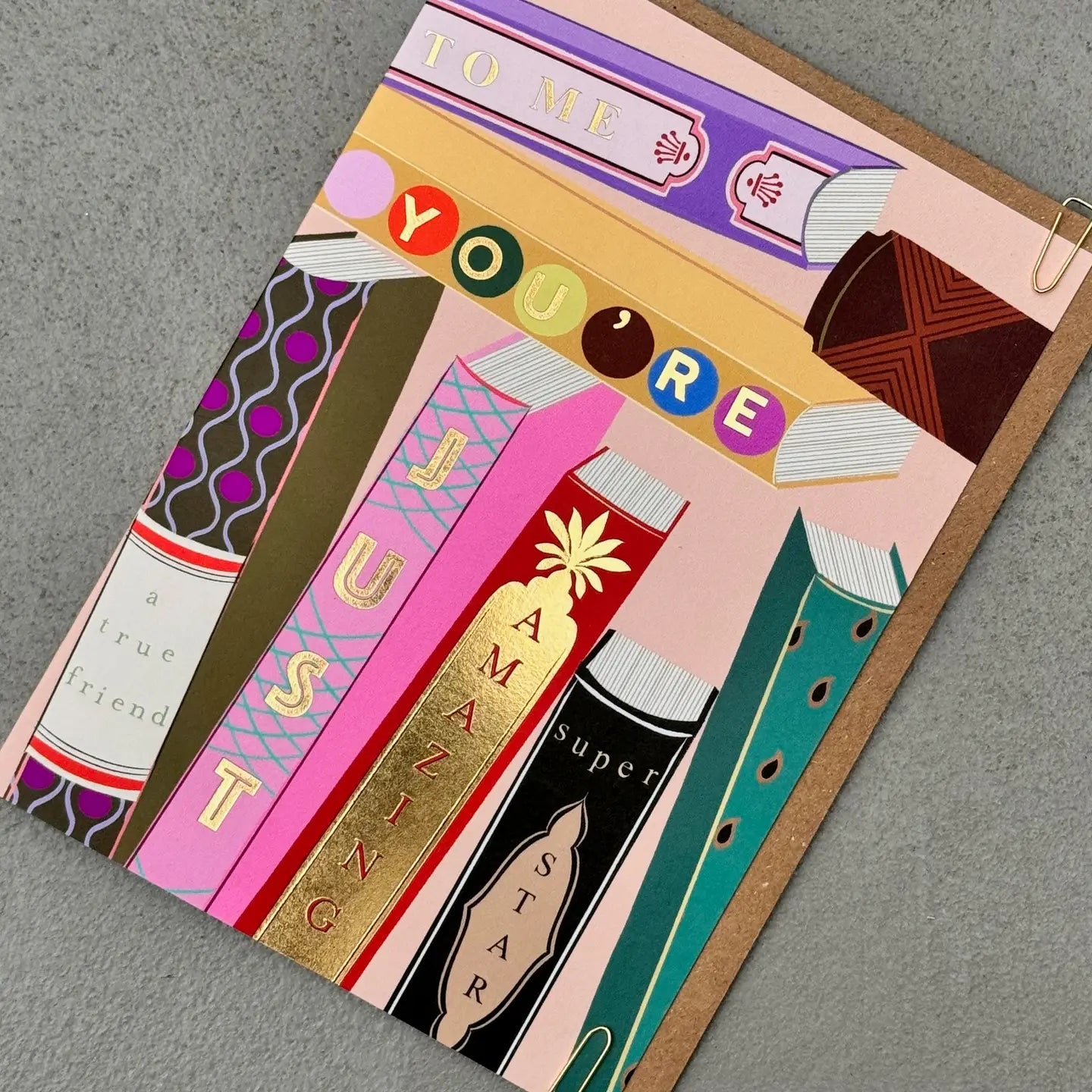 PAVILION: ‘To Me You’re…’ Friendship Library Greeting Card