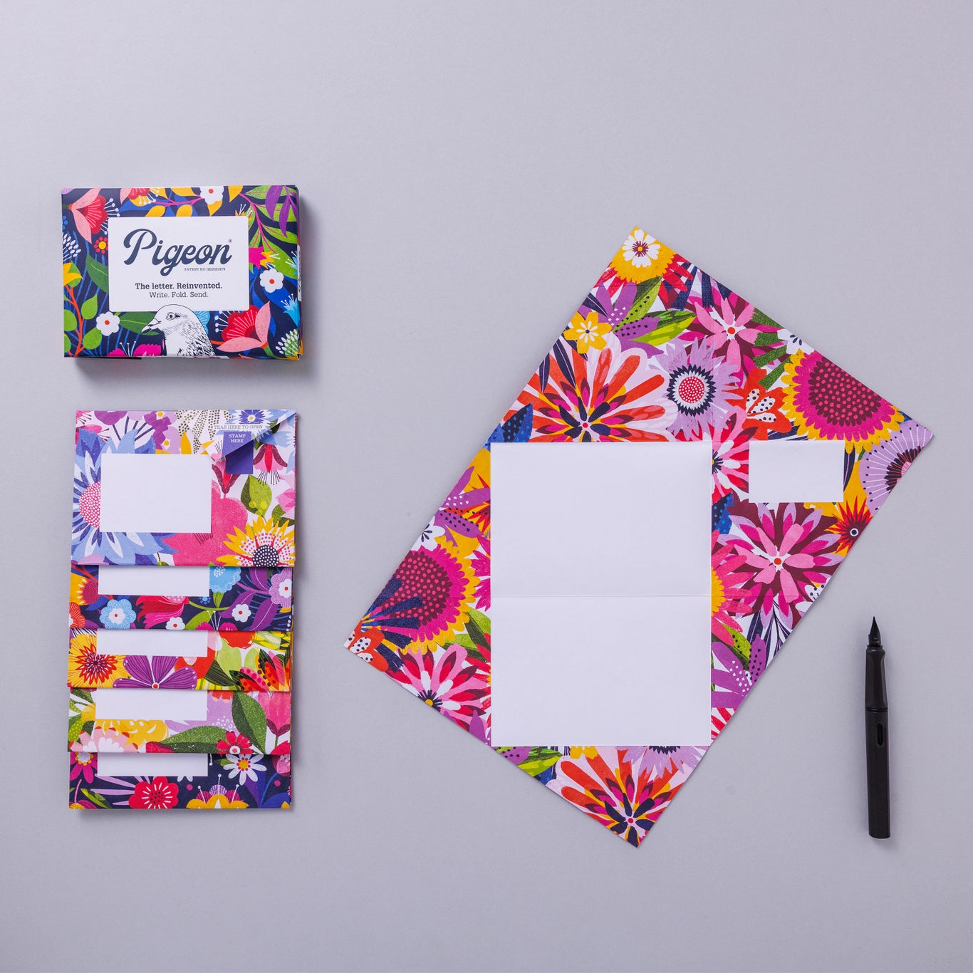 Pigeon Letters: Floral Fantasia Pigeons