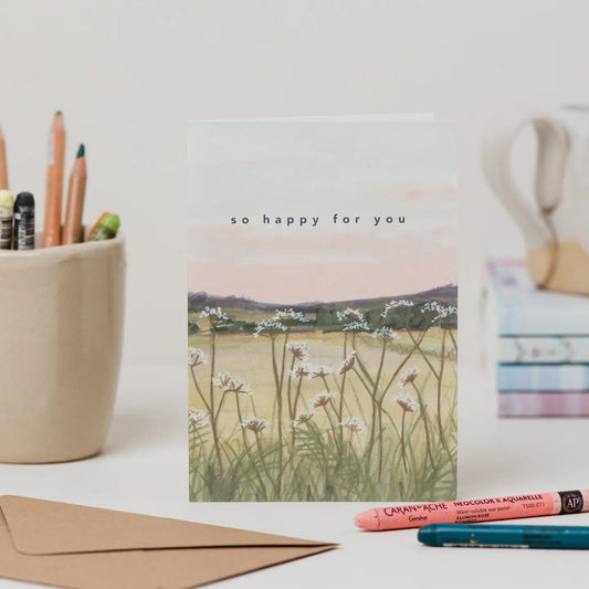 Joy Jen Studio: ‘So Happy For You’ Greeting Card