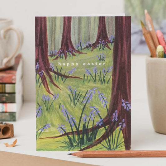 Joy Jen Studio: Happy Easter, Bluebells Card