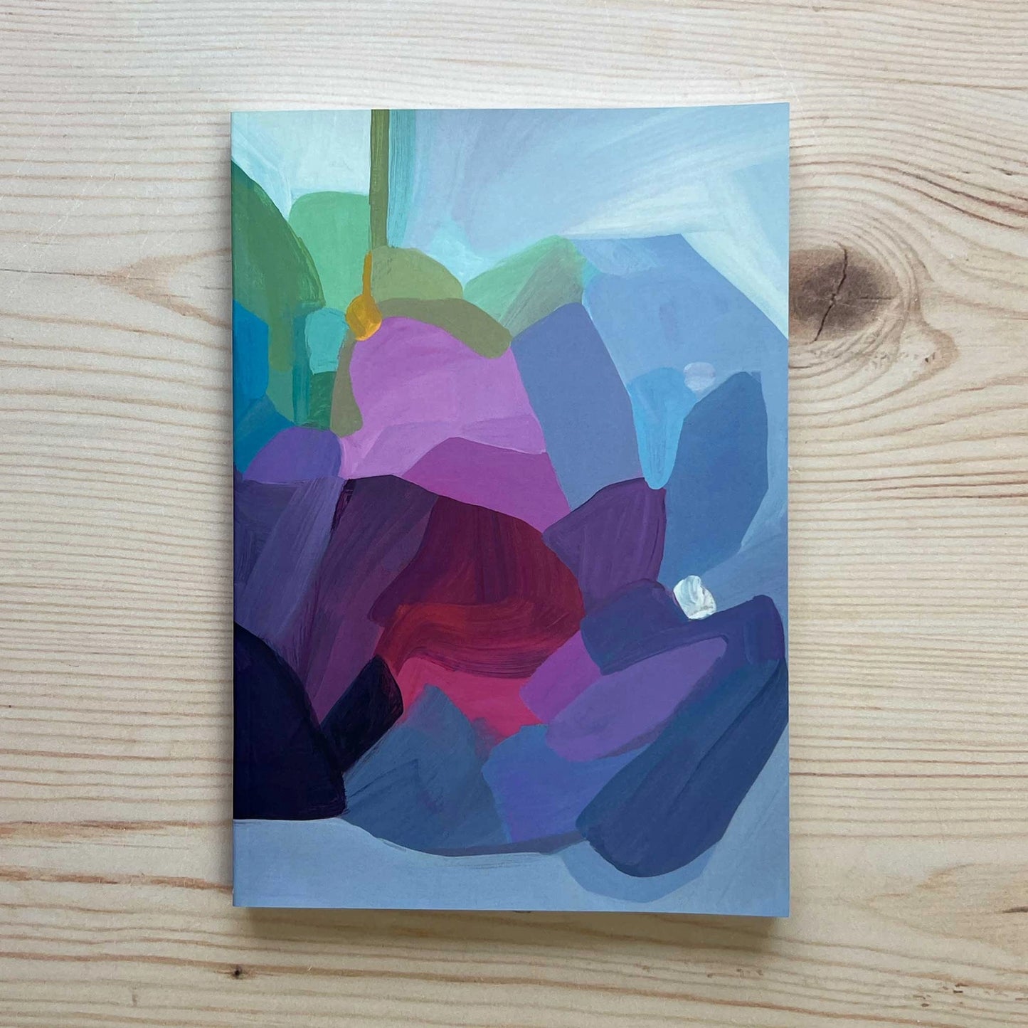 Periwinkle Slimline A5 Notebook: Susannah Bleasby Art