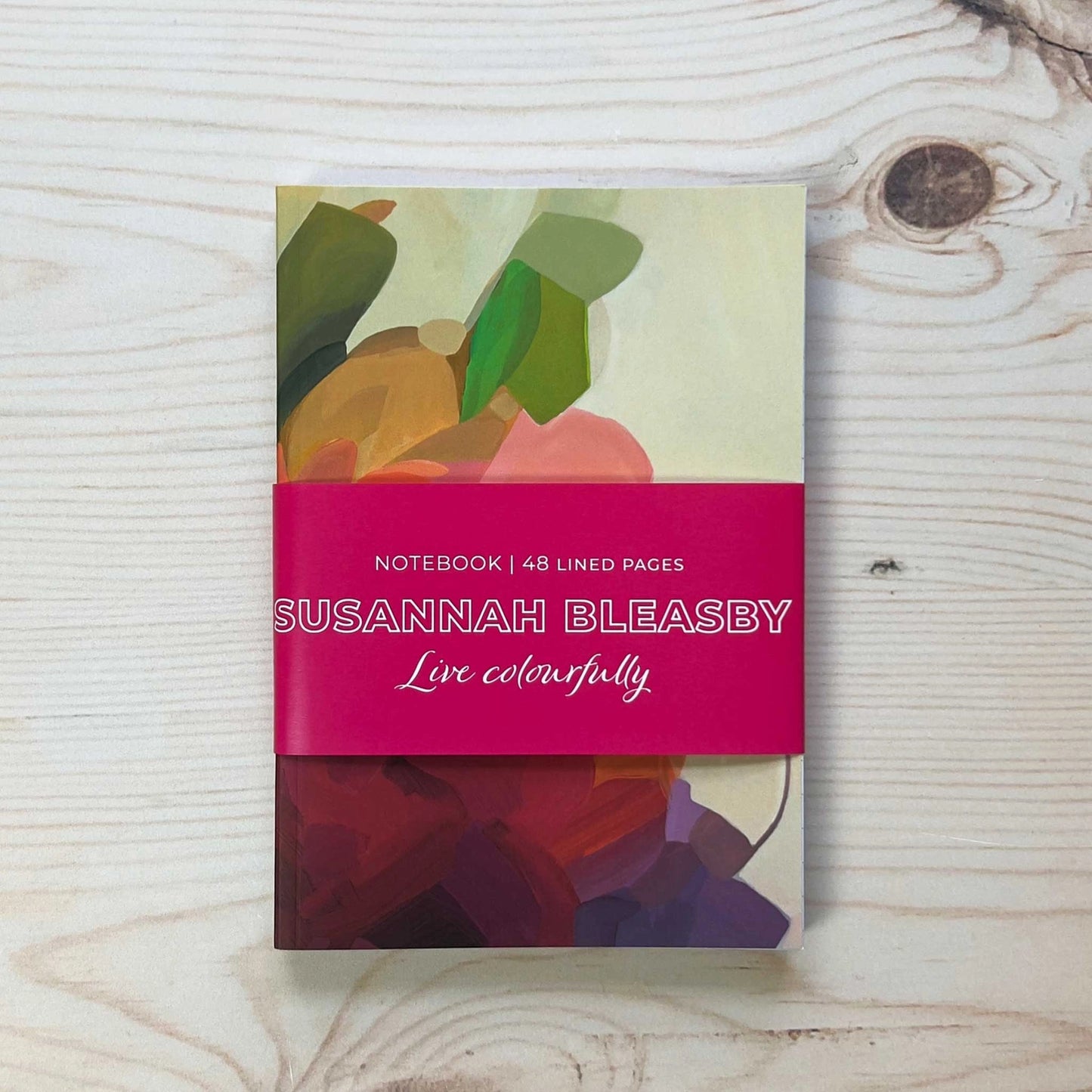 Harvest Yellow Pocket A6 Notebook: Susannah Bleasby Art