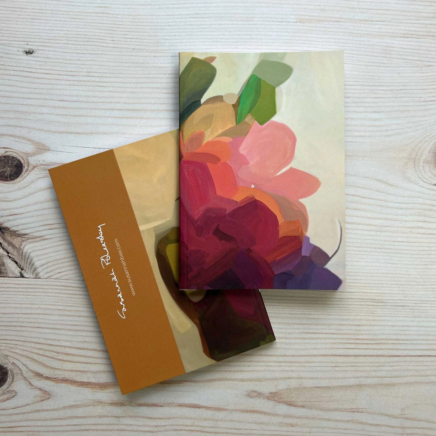 Harvest Yellow Pocket A6 Notebook: Susannah Bleasby Art
