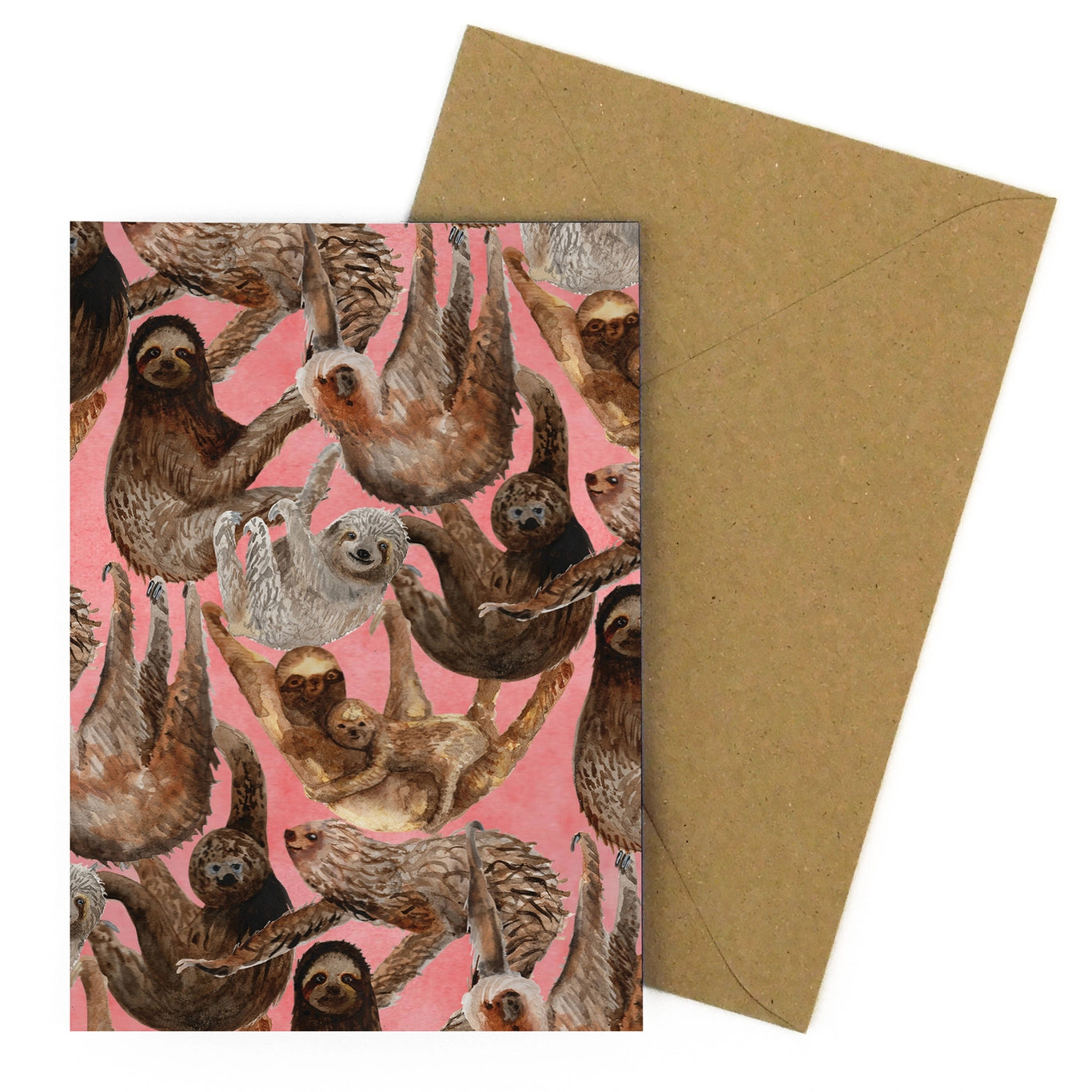 Sleuth of Sloths, Greeting Card: Bison Bindery
