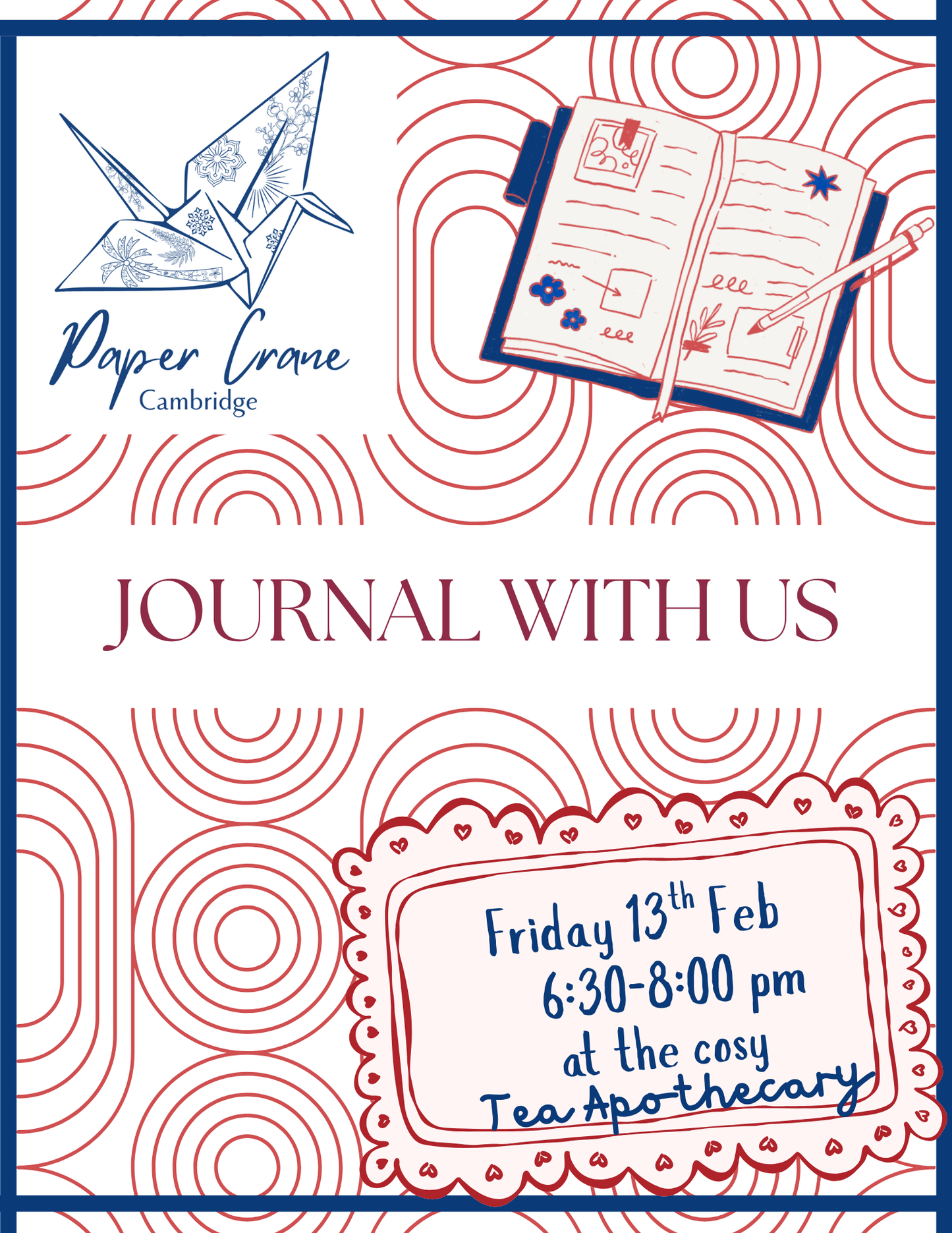 Journaling Circle: February at Tea Apothecary