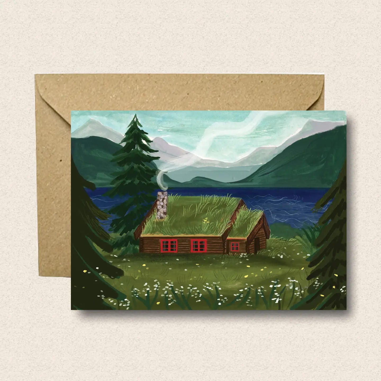 Moss Cabin: Charis Raine Card