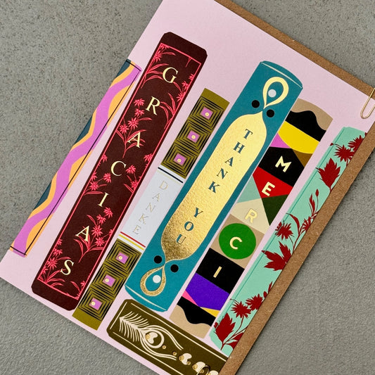 PAVILION: Literary Library Thank You Greeting Card