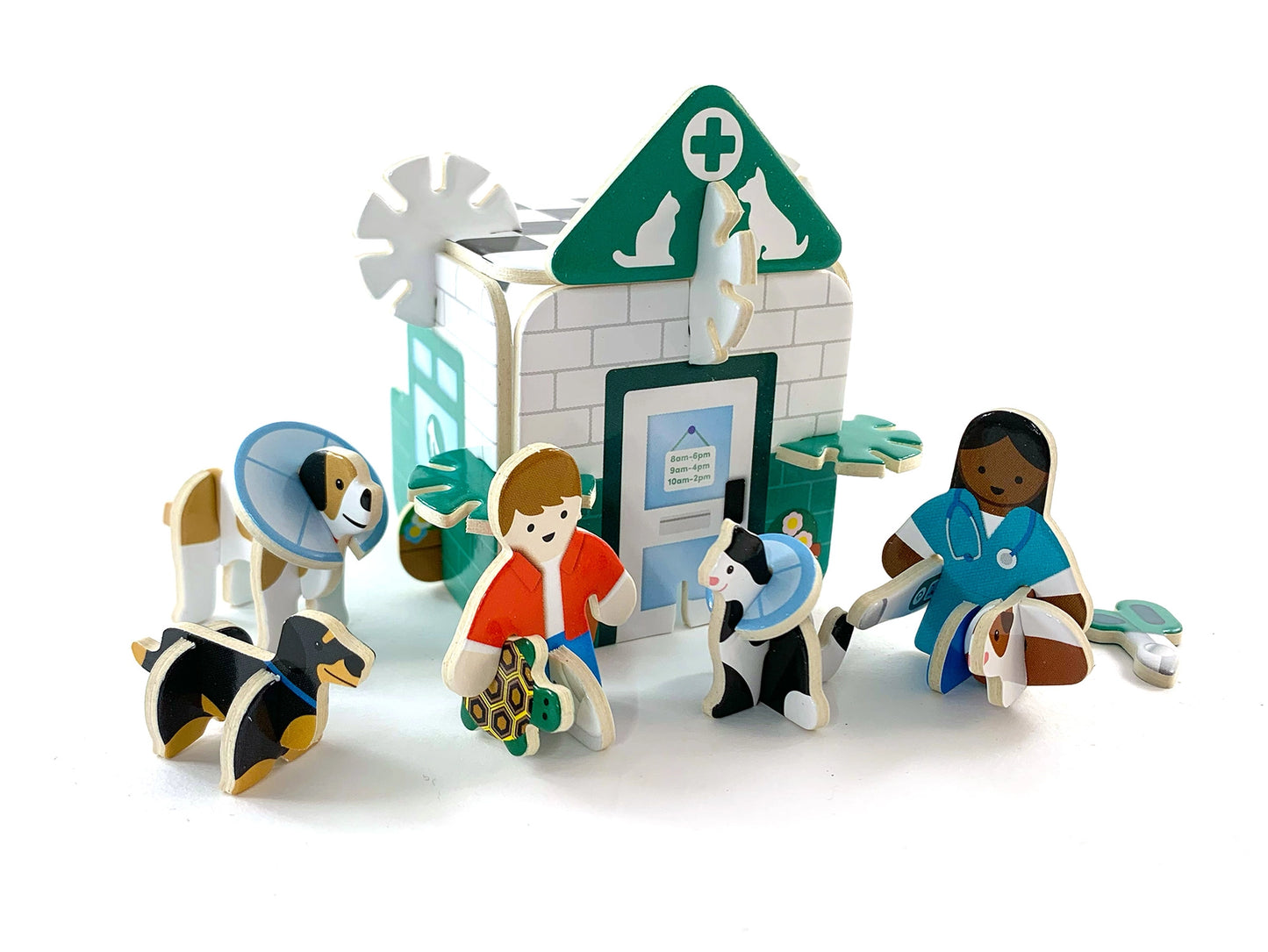PlayPress: Vets Mini Playset Pocket Toy