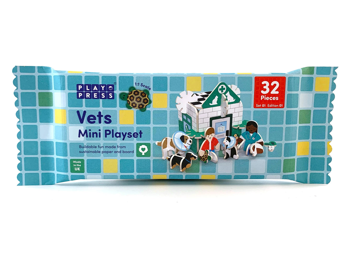 PlayPress: Vets Mini Playset Pocket Toy