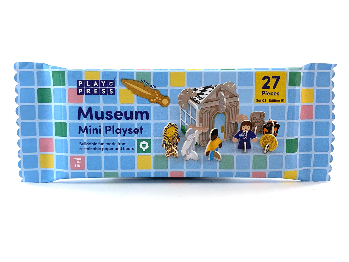 PlayPress: Museum Mini Playset Pocket Toy