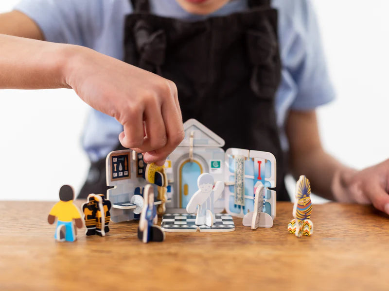 PlayPress: Museum Mini Playset Pocket Toy
