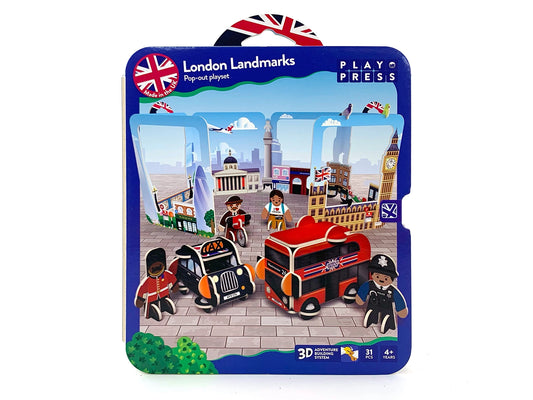 PlayPress: London Landmarks Pop-out Playset