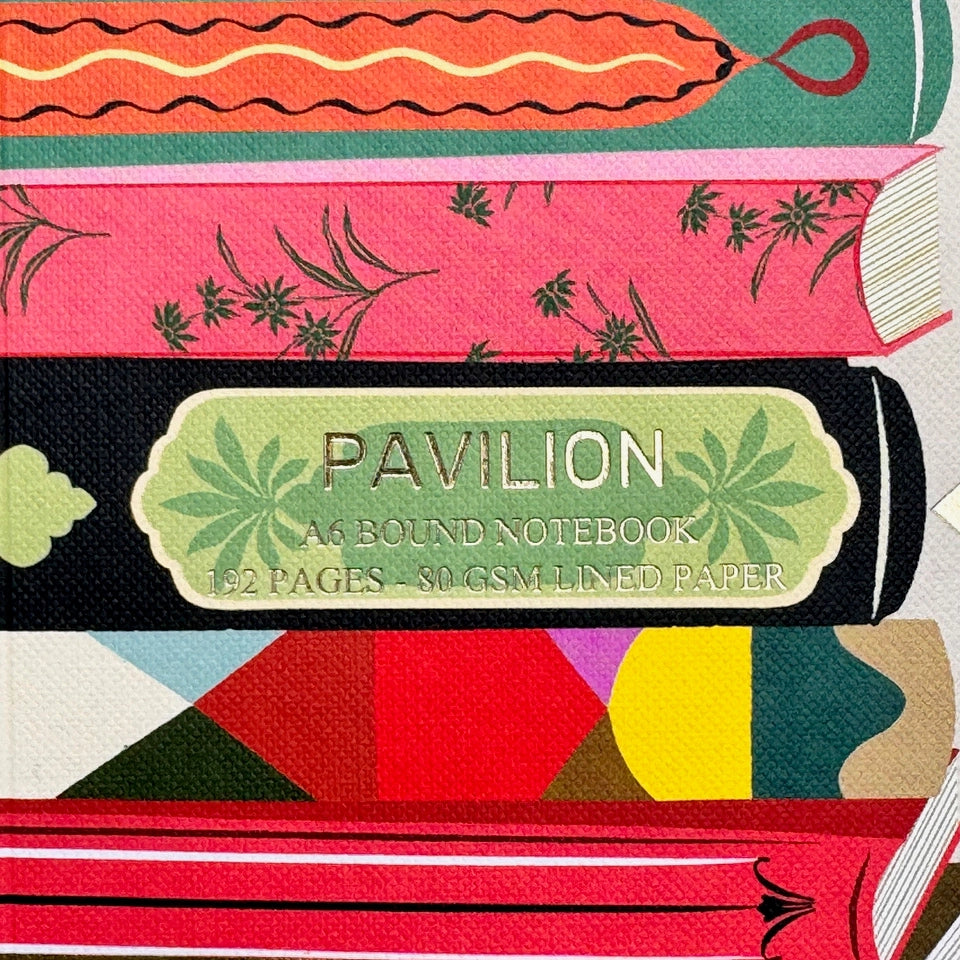 PAVILION: Library Patterned Foiled Notebook